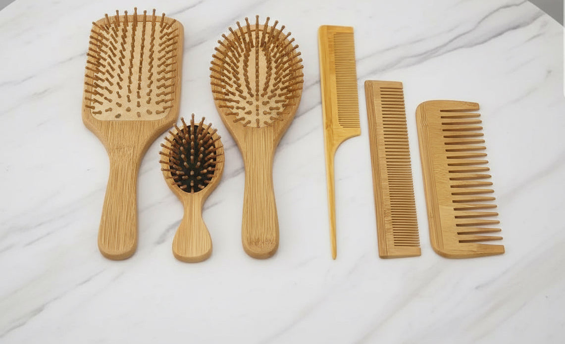 Bamboo Comb Set