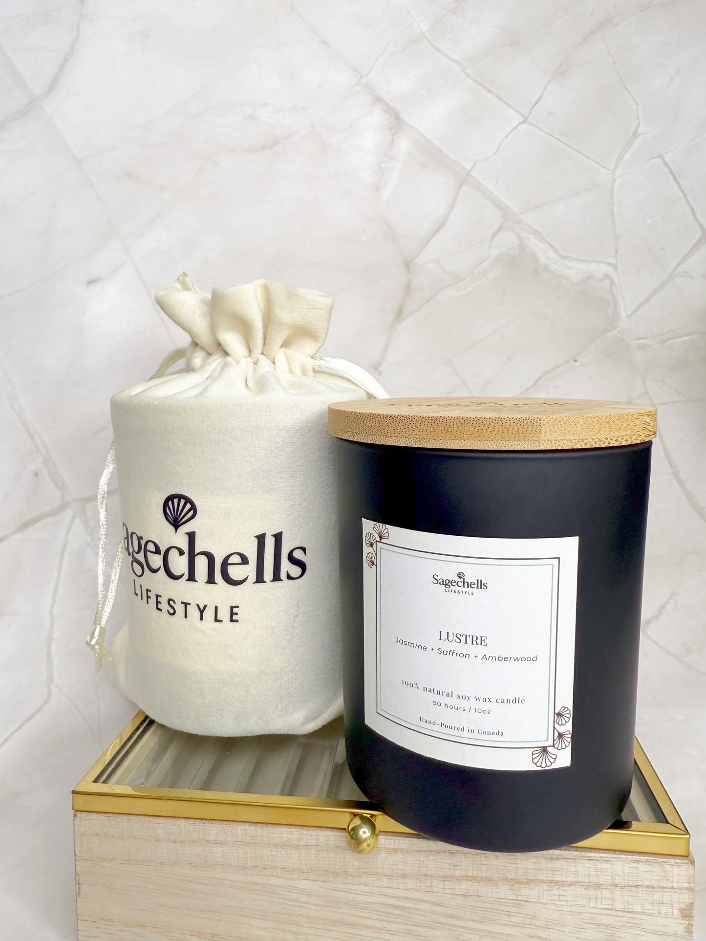 Lustre Soy-Wax Candle